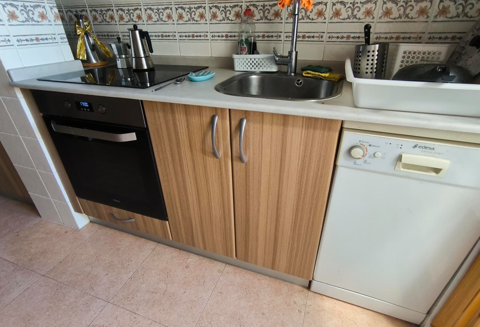 Microcemento y Madera.