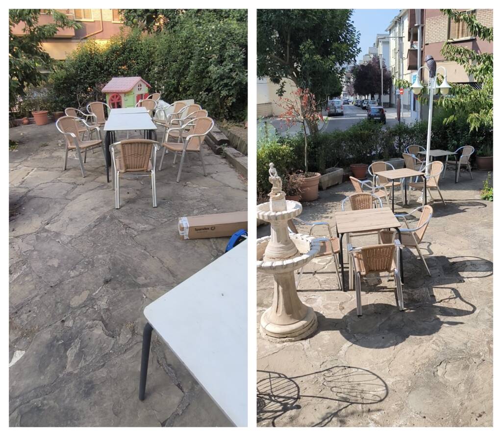 Terraza vinilo exterior
